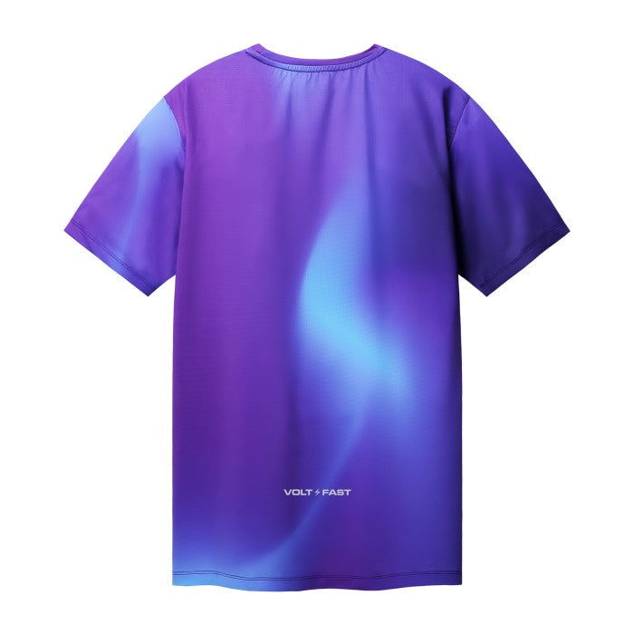 AIR25 VOLTANDFAST- Men's Shadow Running Jersey - Purple Blue
