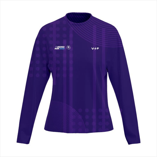 AIR25 VOLTANDFAST- Women's Luna Running Long Sleeve - Purple