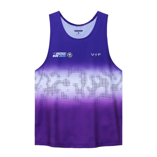 AIR25 VOLTANDFAST- Men's Storm Running Tank - Purple Blue