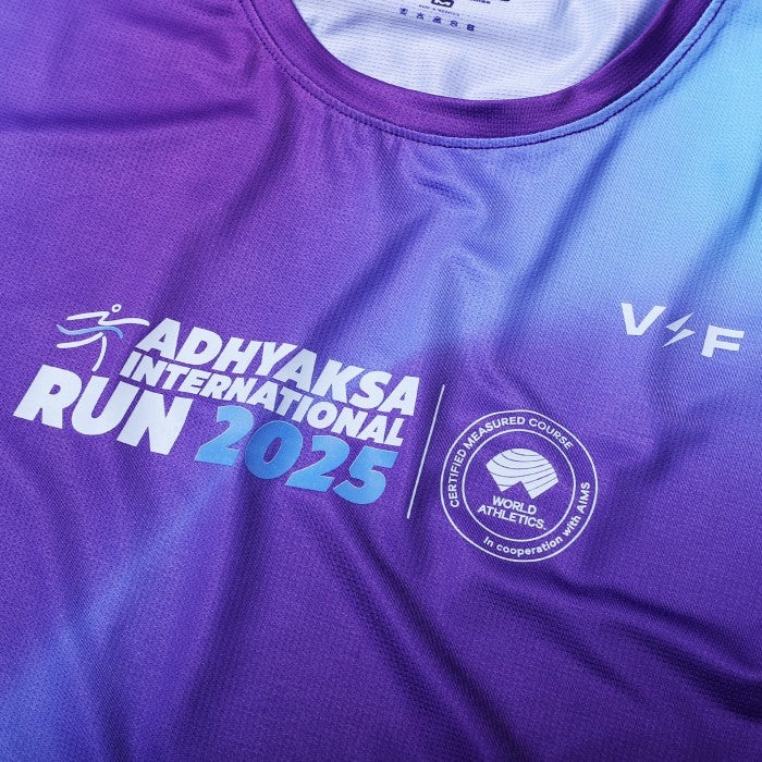 AIR25 VOLTANDFAST- Men's Shadow Running Jersey - Purple Blue