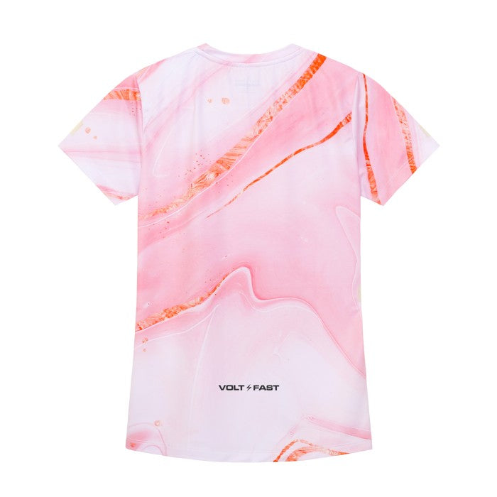 Women's Lightning Jersey Tie Dye Series V2-Marble Pink