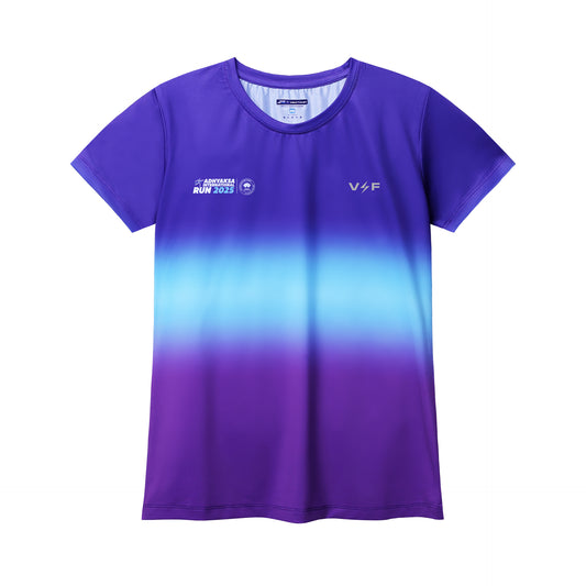 AIR25 VOLTANDFAST- Women's Lucy Running Jersey - Purple Blue