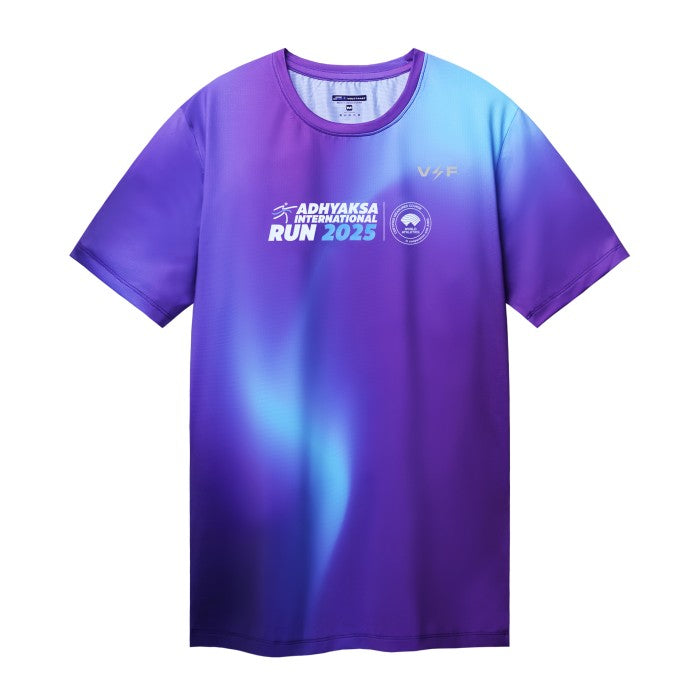 AIR25 VOLTANDFAST- Men's Shadow Running Jersey - Purple Blue