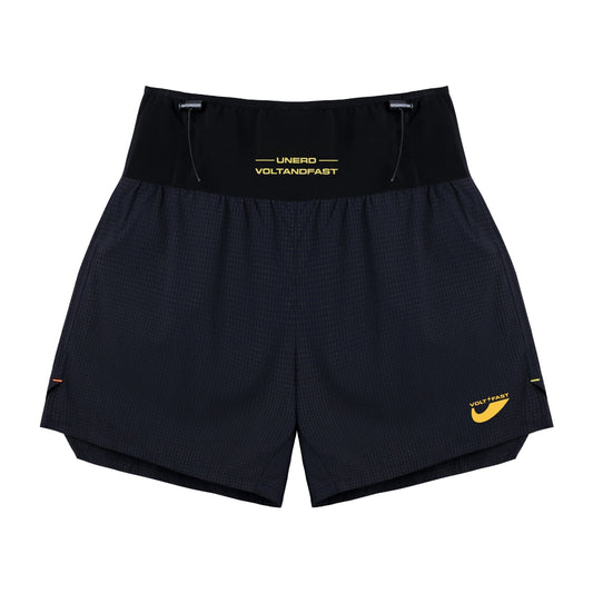 VOLTANDFAST X UNERD Nusantara Running Short - Black