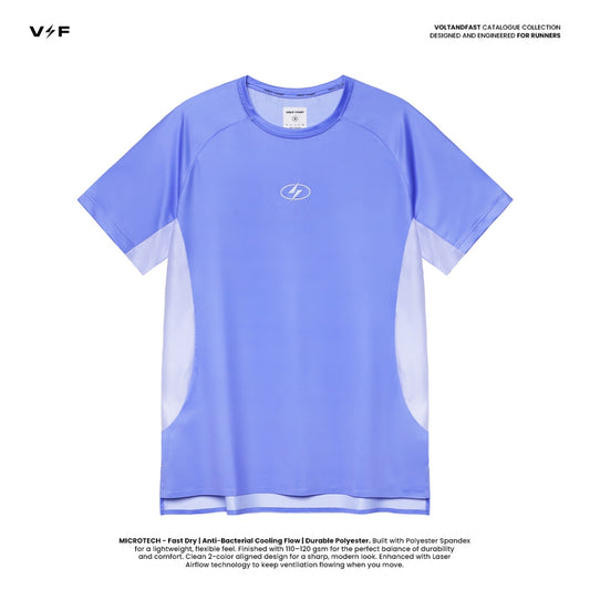 Voltandfast Men's Mesh Running Jersey - Violet