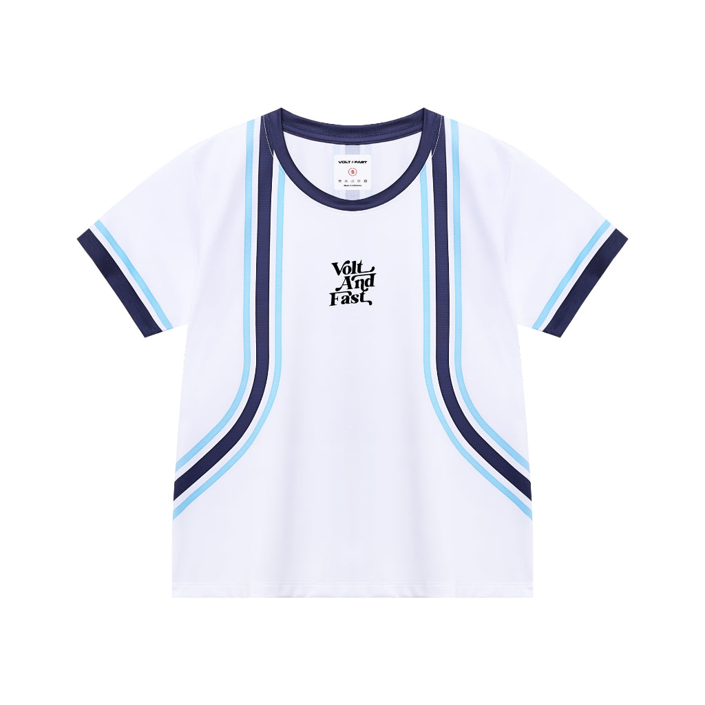 Voltandfast Women's Retro Athletic Prime - White/Blue