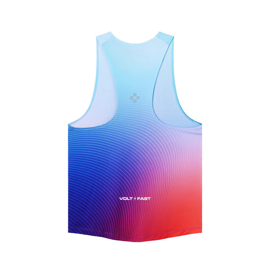Voltandfast Tide Running Tank - Gradient Blue