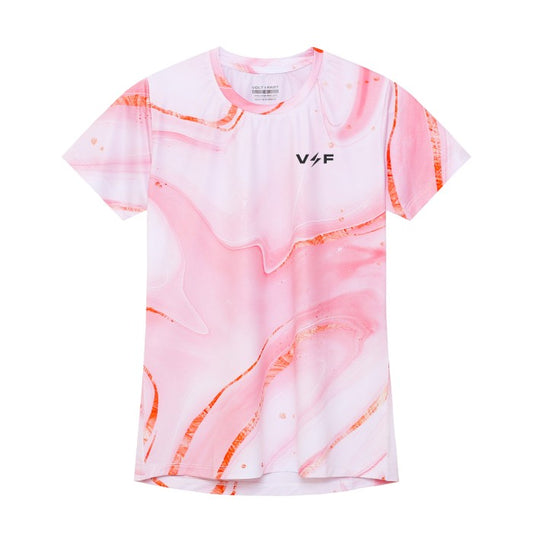 Women's Lightning Jersey Tie Dye Series V2-Marble Pink