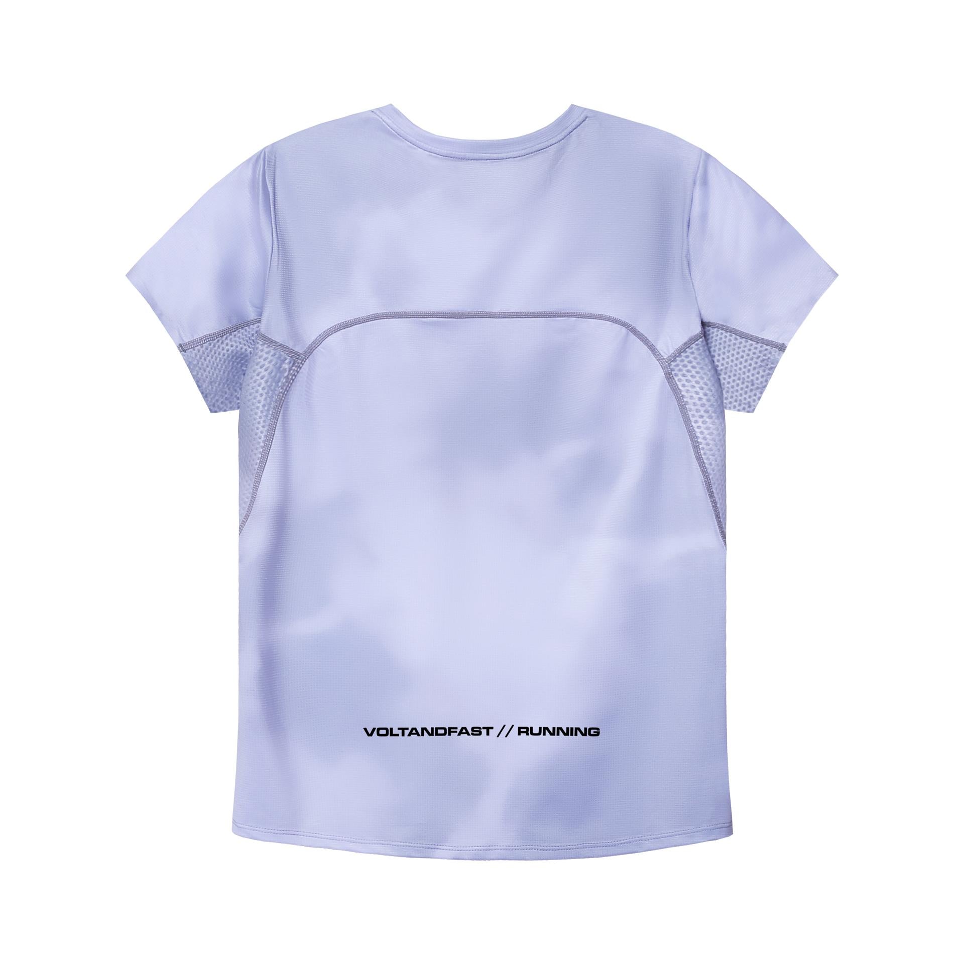 Voltandfast Women's Blaze Tie Dye Running Jersey  - Light Grey