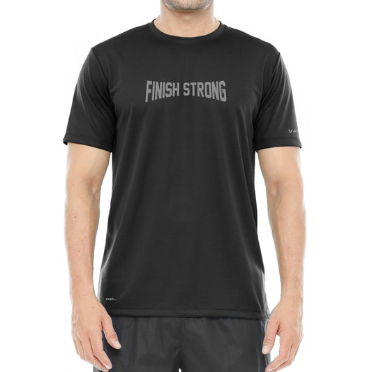 Bolt Running Jersey Finish Strong - Black