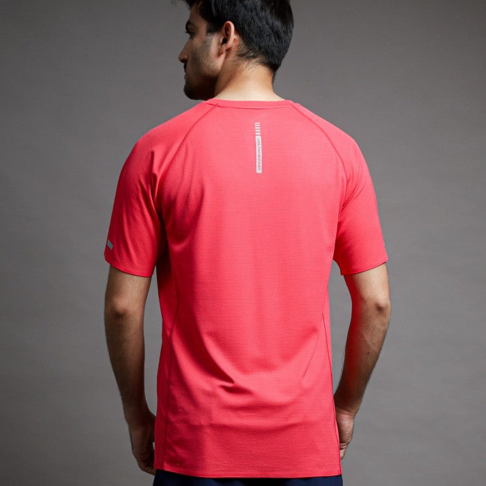 Voltandfast Men's Buzz Running Jersey - CERISE PINK