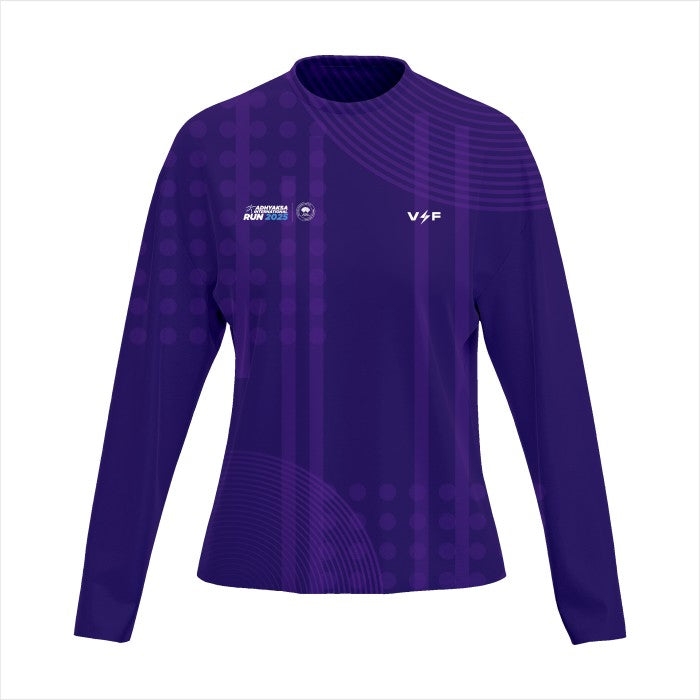 AIR25 VOLTANDFAST- Women's Luna Running Long Sleeve - Purple