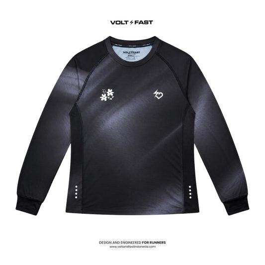 Voltandfast Women's Daisy Long Sleeve - Black