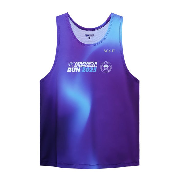 AIR25 VOLTANDFAST- Men's Shadow Running Tank - Purple Blue