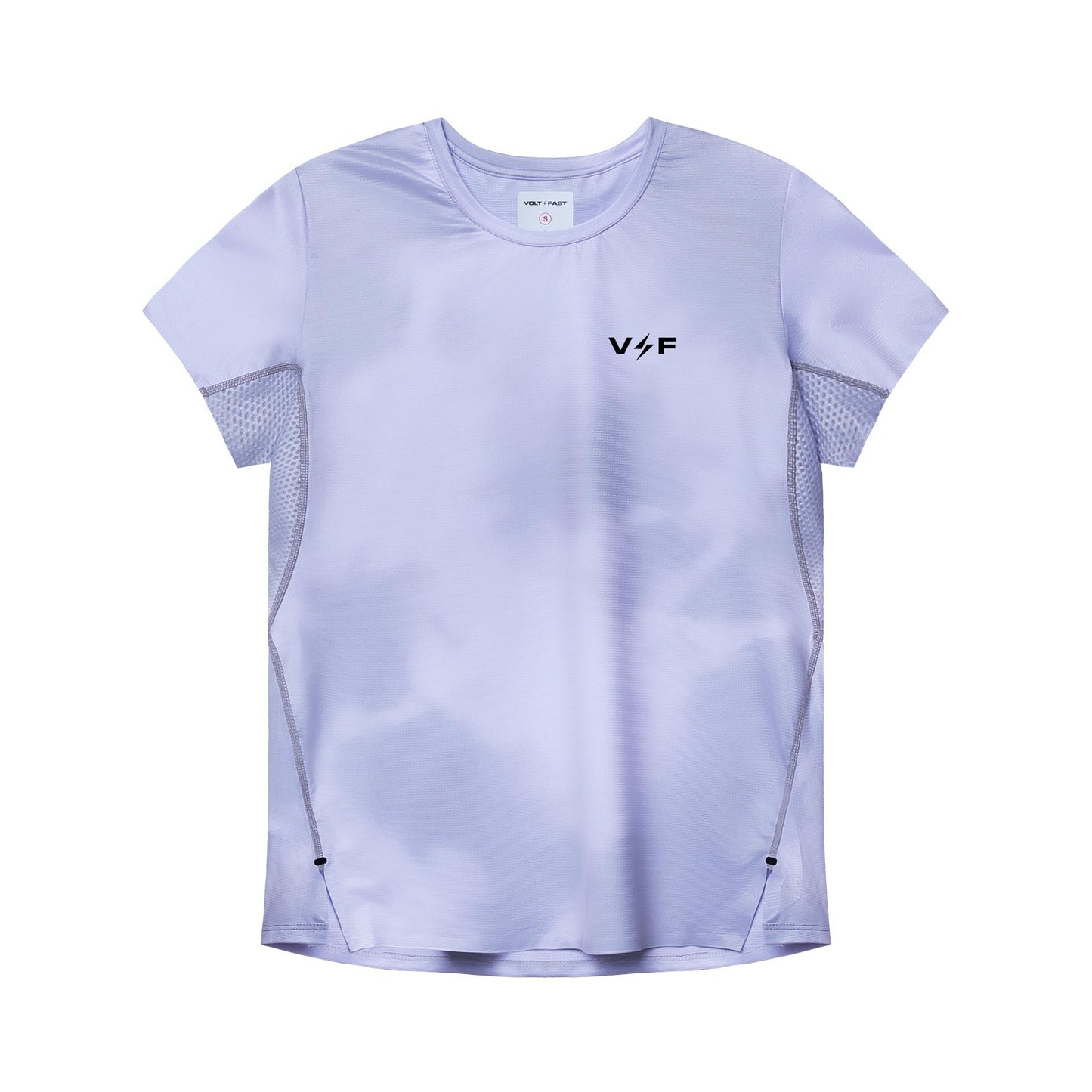 Voltandfast Women's Blaze Tie Dye Running Jersey  - Light Grey