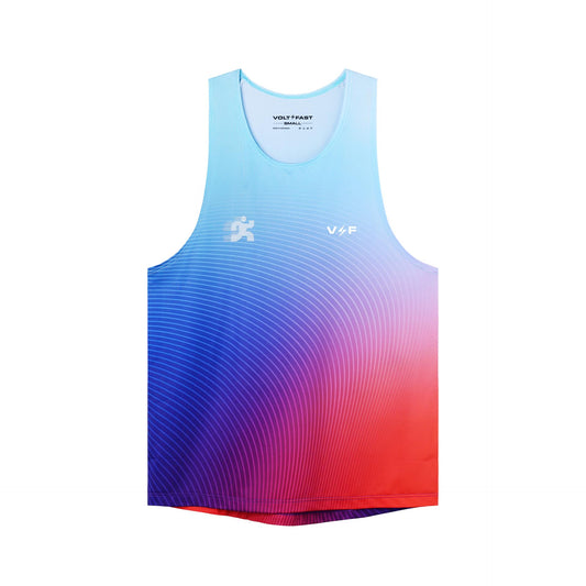Voltandfast Tide Running Tank - Gradient Blue