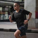 Voltandfast WAVE Running Jersey V2 - Black / Navy