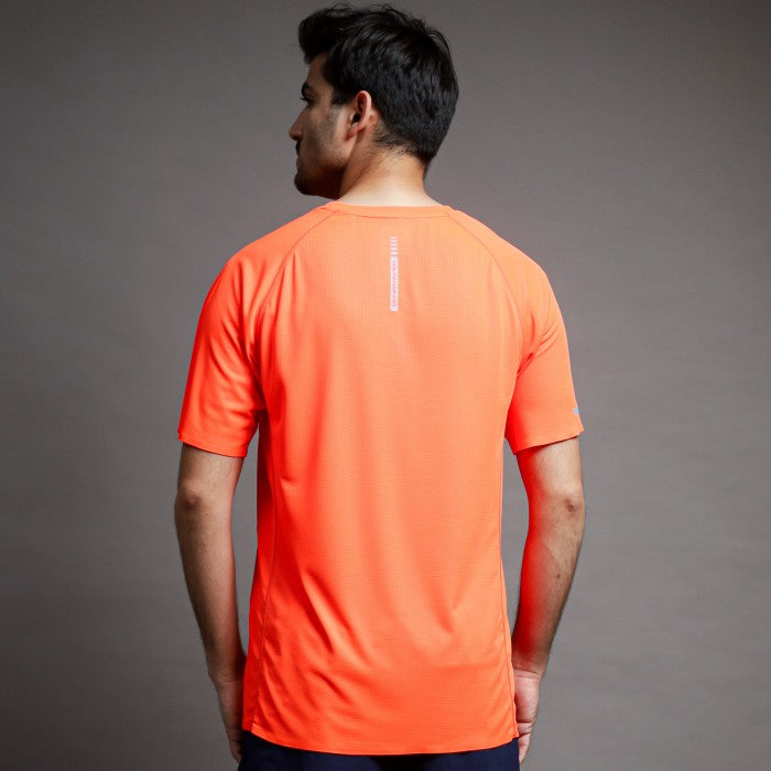 Voltandfast Men's Buzz Running Jersey - ORANGE