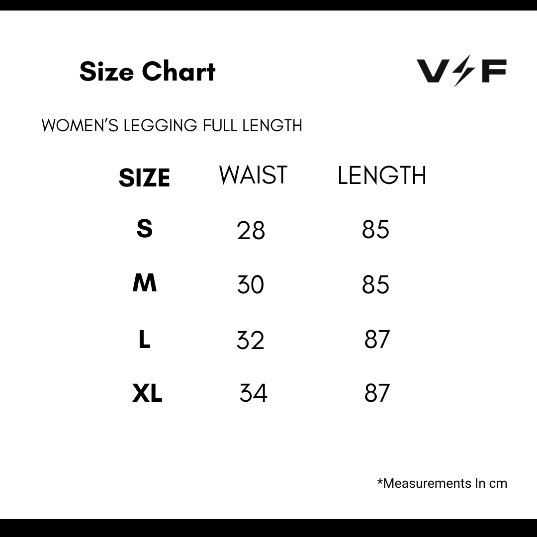 MM24 Voltandfast - Women's High Waisted Full Length Leggings- Black
