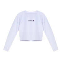 MM23-Women's Cropped Long Sleeve White