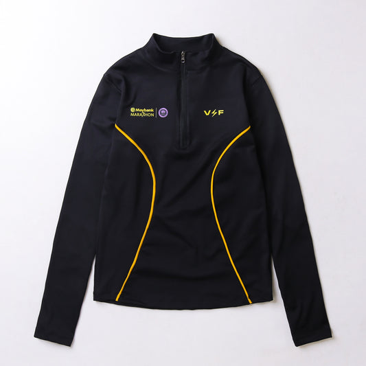 MM24 Voltandfast - Women's Half Zip Pullover - Black/Yellow