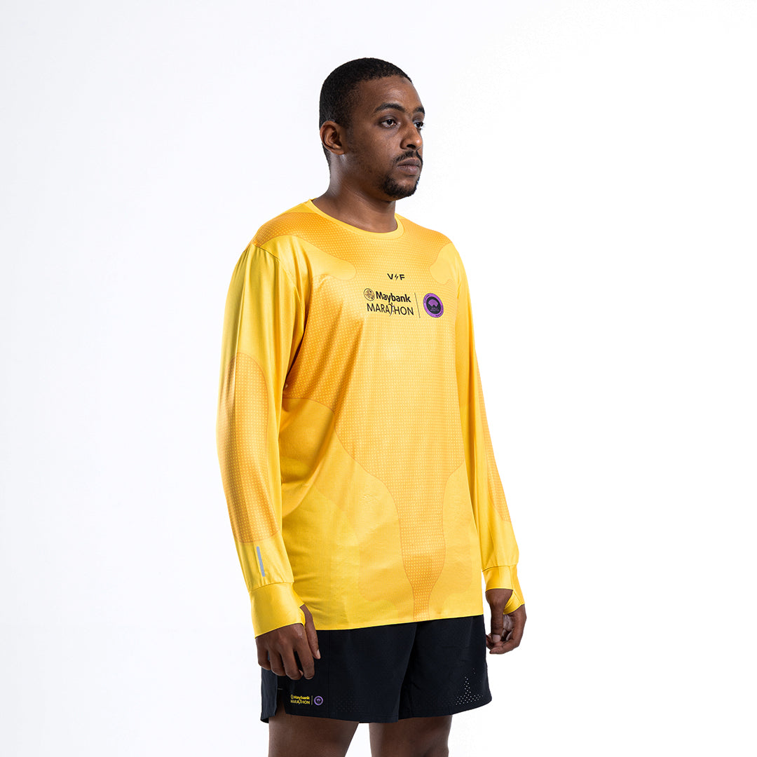 MM25 X VOLTANDFAST MEN'S CLIFF LONG SLEEVE - YELLOW