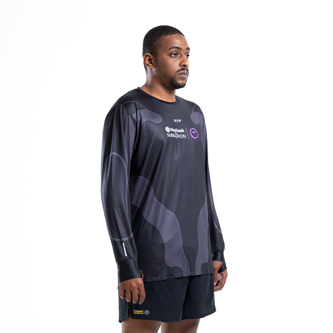 MM25 X VOLTANDFAST MEN'S CLIFF LONG SLEEVE - BLACK