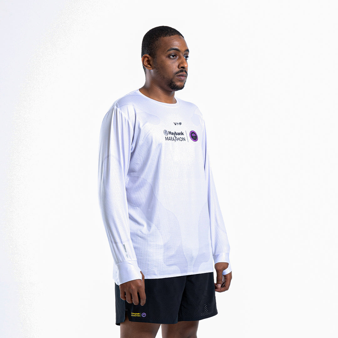MM25 X VOLTANDFAST MEN'S CLIFF LONG SLEEVE - WHITE