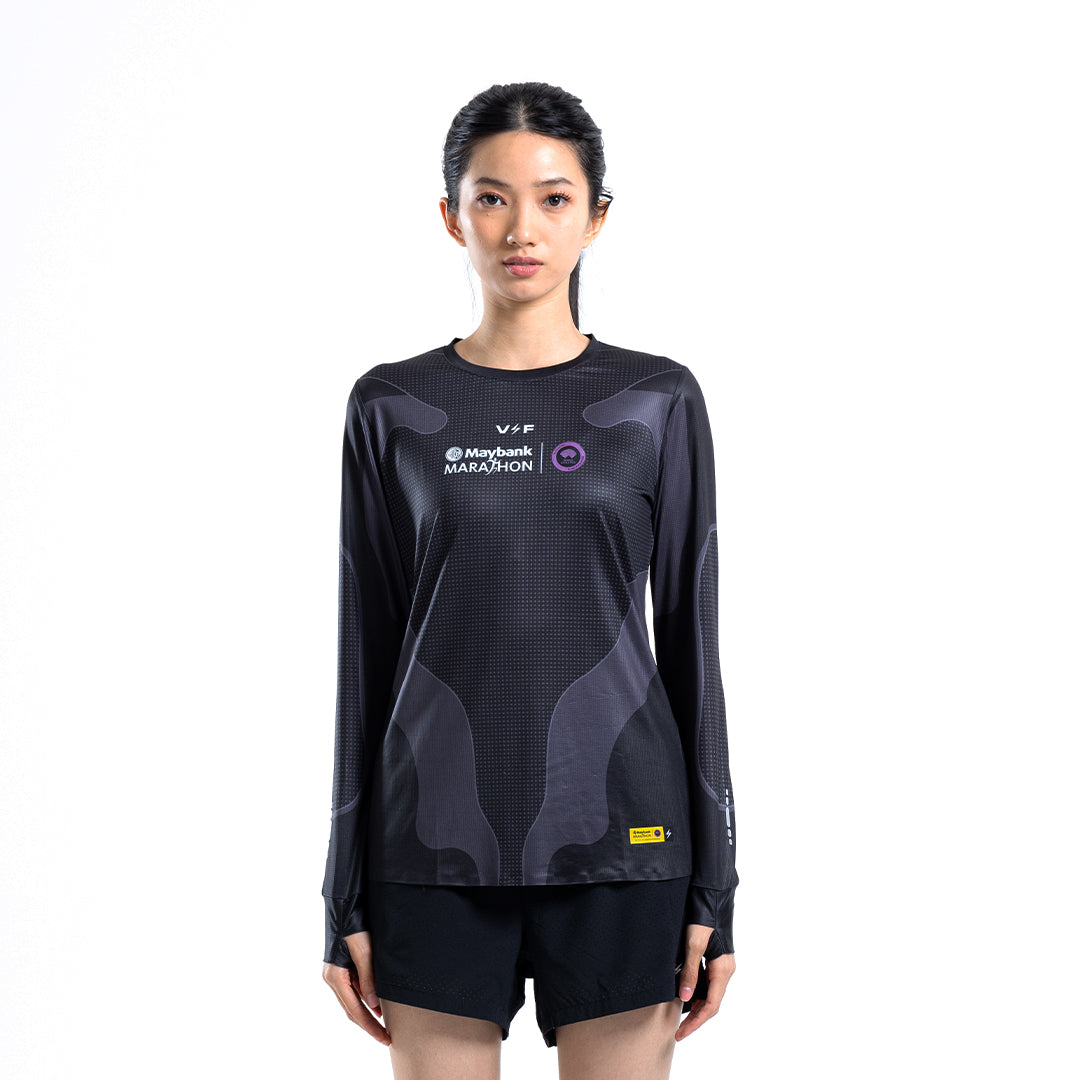 MM25 X VOLTANDFAST WOMEN'S CLIFF LONG SLEEVE - BLACK