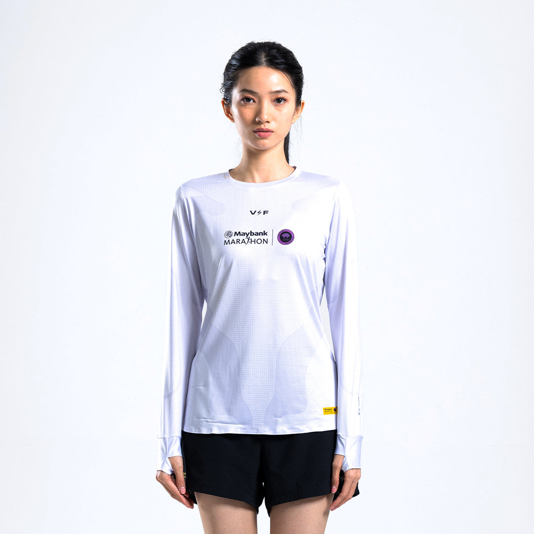 MM25 X VOLTANDFAST WOMEN'S CLIFF LONGSLEEVE - WHITE
