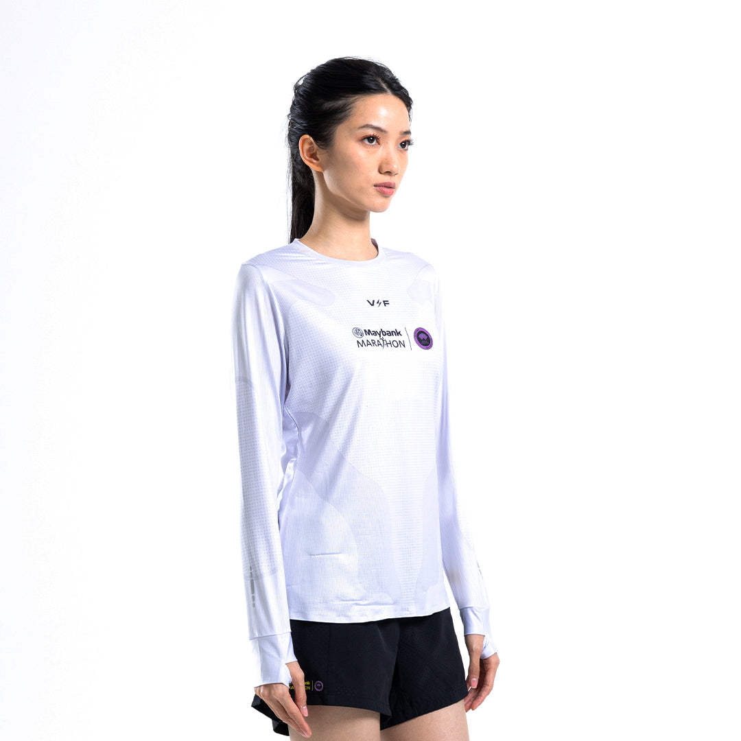 MM25 X VOLTANDFAST WOMEN'S CLIFF LONGSLEEVE - WHITE