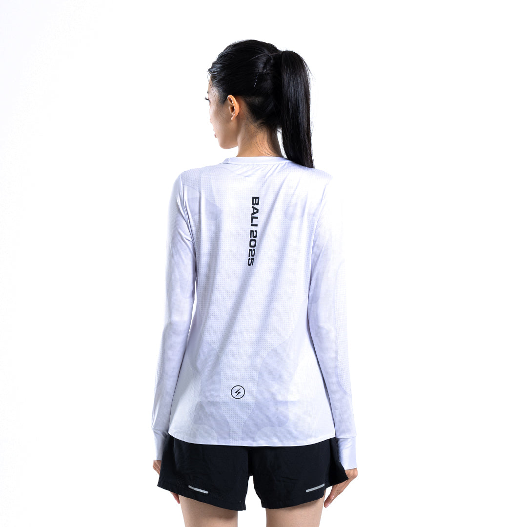 MM25 X VOLTANDFAST WOMEN'S CLIFF LONGSLEEVE - WHITE