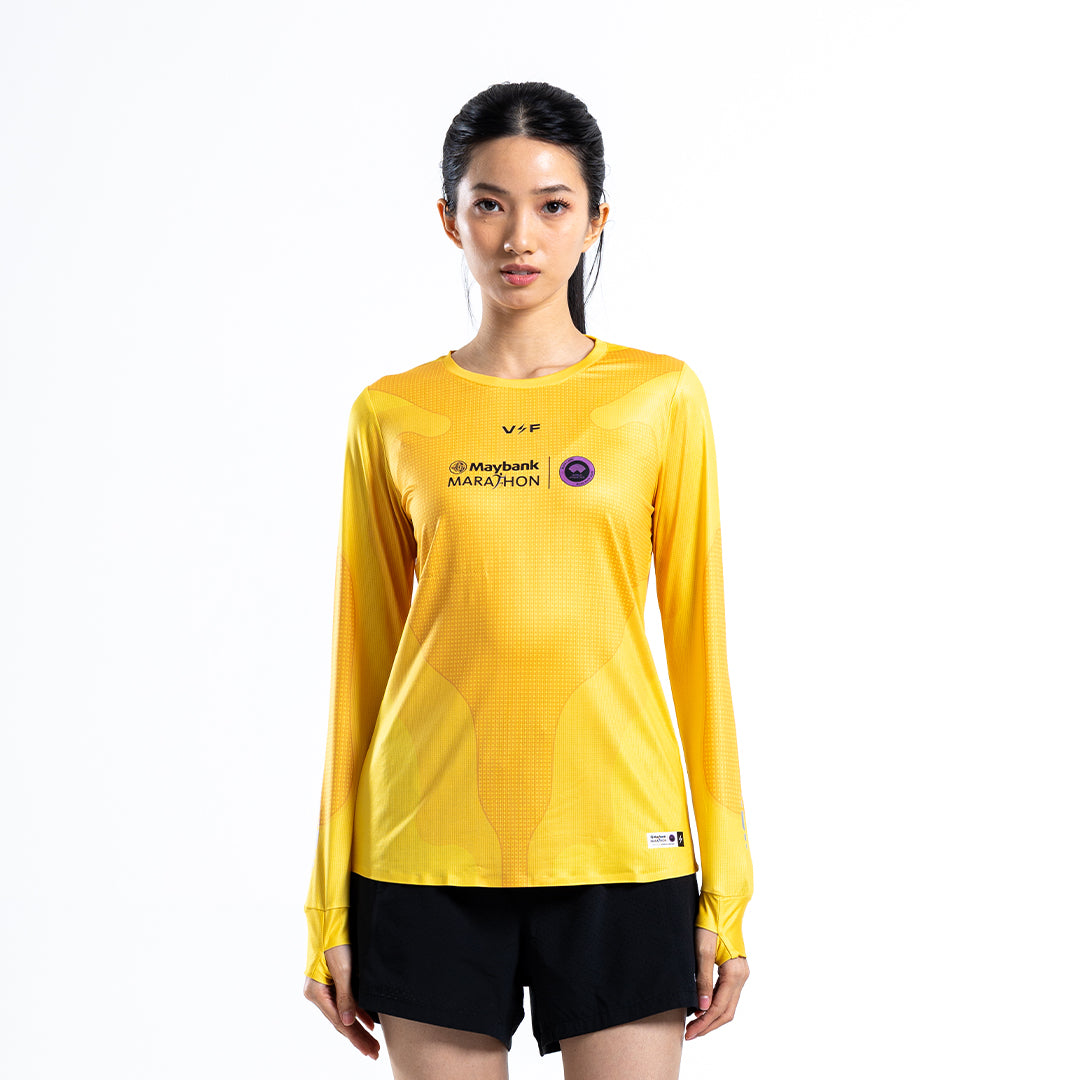 MM25 X VOLTANDFAST WOMEN'S CLIFF LONG SLEEVE - YELLOW
