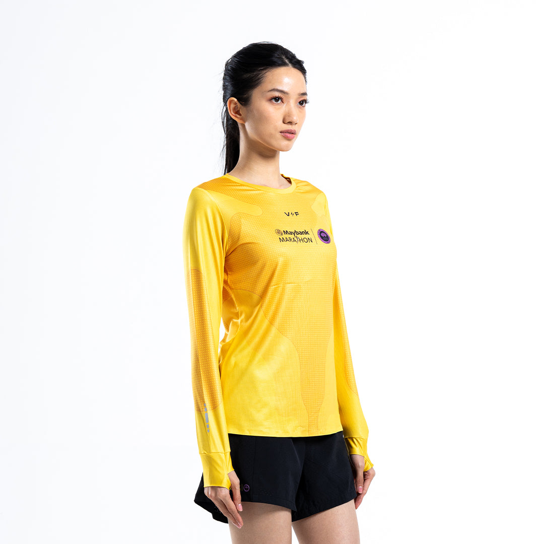 MM25 X VOLTANDFAST WOMEN'S CLIFF LONG SLEEVE - YELLOW