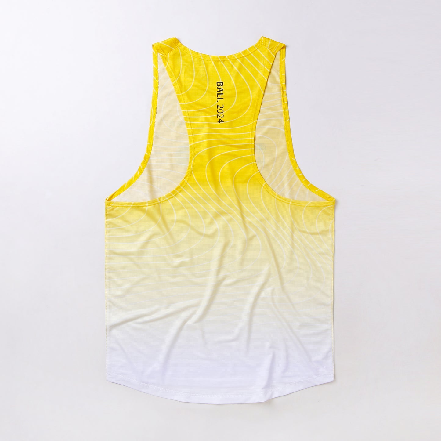 MM24 Voltandfast - Men's Wave Running Tank - Yellow/White