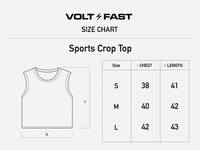 MM23-Women's Crop Top-Blue Pop