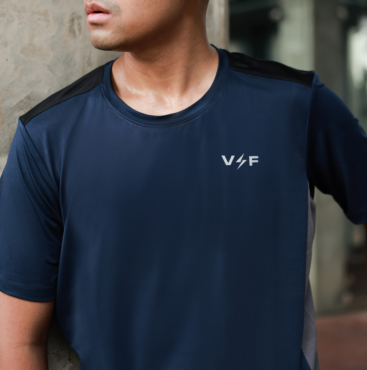 Voltandfast WAVE Running Jersey V2 - Navy / Black