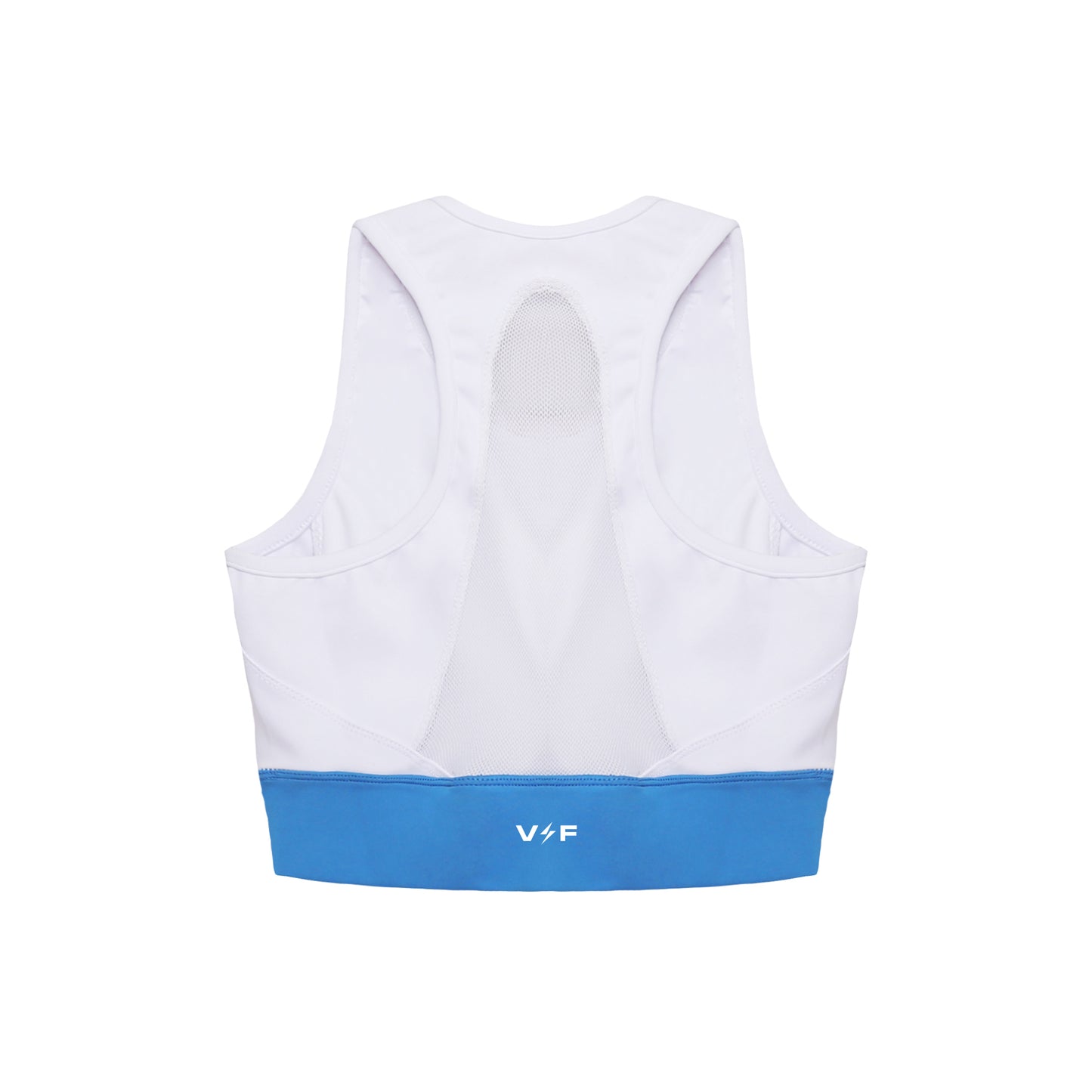 PSR011 x Voltandfast Women's Sports Bra - White/Blue