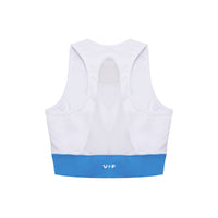 PSR011 x Voltandfast Women's Sports Bra - White/Blue