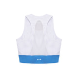 PSR011 x Voltandfast Women's Sports Bra - White/Blue