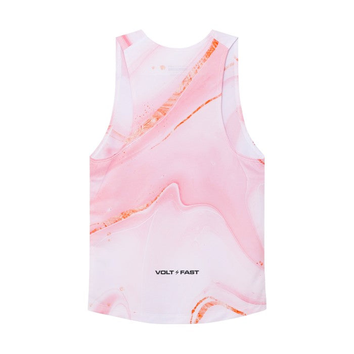 Women's Lightning Tank Tie Dye Series V2-Marble Pink