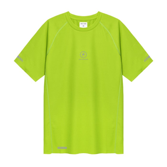 Voltandfast Men's Buzz Running Jersey - Neon Green