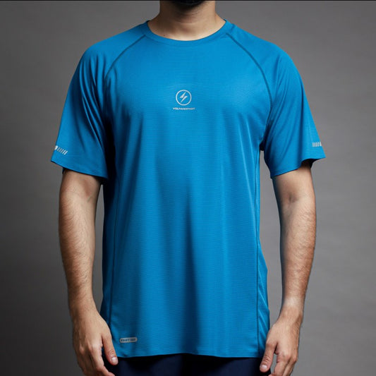 Voltandfast Men's Buzz Running Jersey - Blue