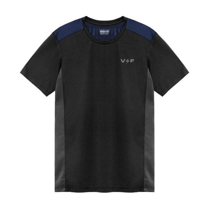 Voltandfast WAVE Running Jersey V2 - Black / Navy