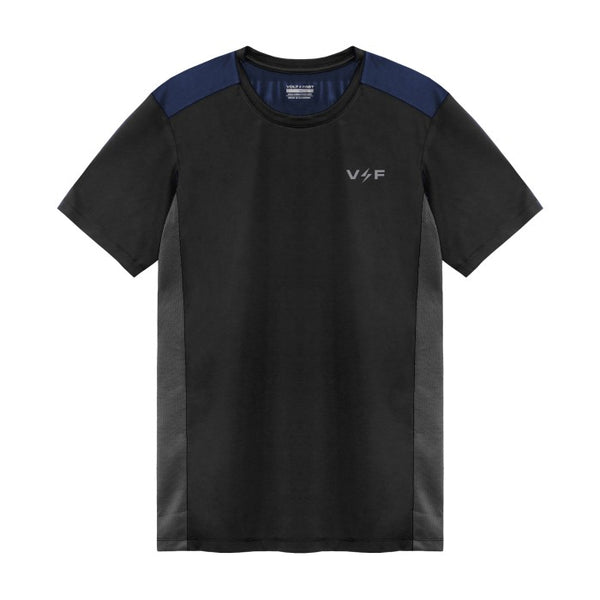 Voltandfast WAVE Running Jersey V2 - Black / Navy