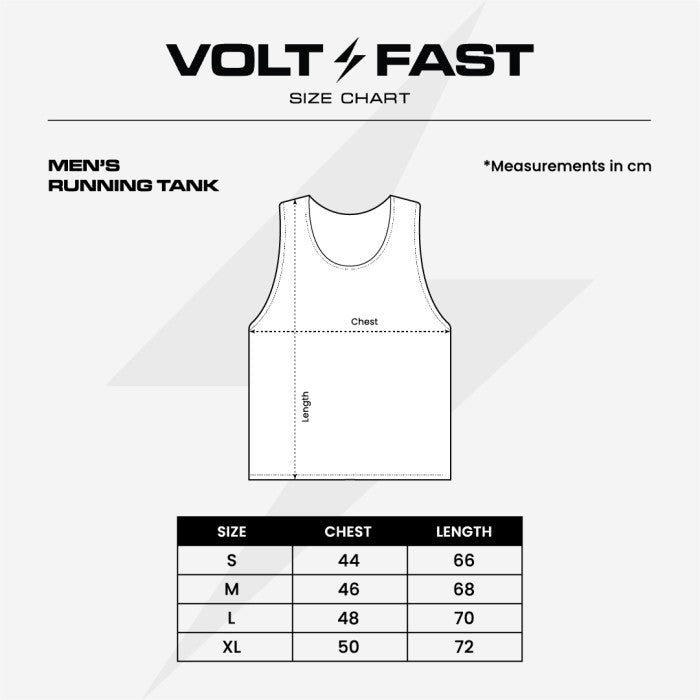 AIR25 VOLTANDFAST- Men's Shadow Running Tank - Purple Blue