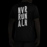 Bolt Running Jersey Never Run Alone - Black