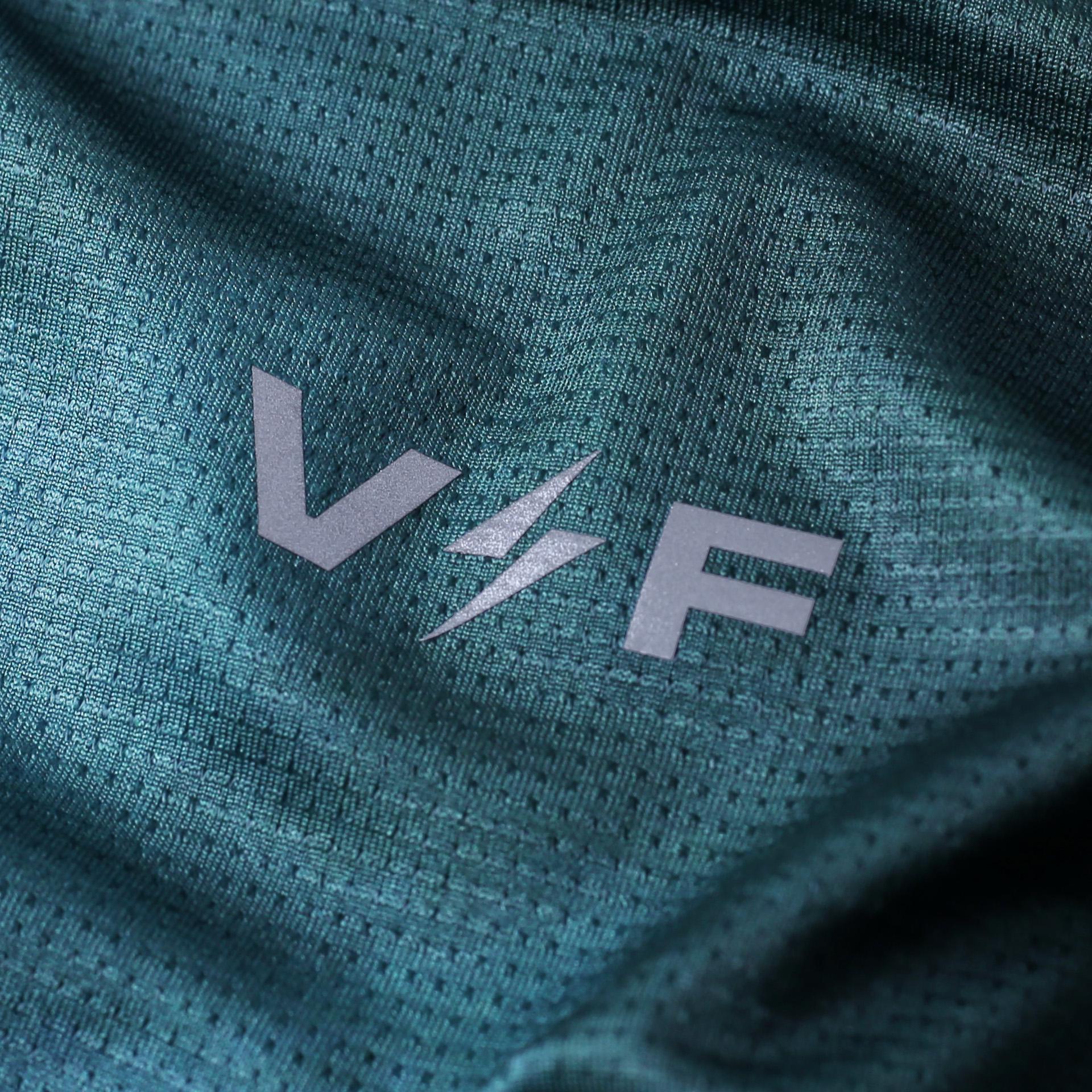 Voltandfast Men's Blaze Tie Dye Running Jersey  - Mountain Green