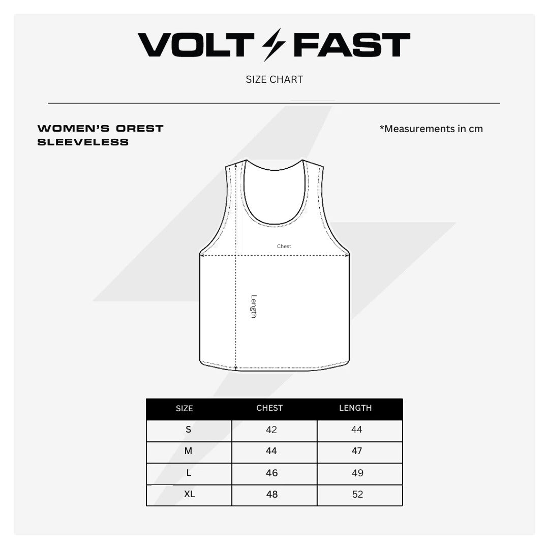 Voltandfast Women's Orest Sleeveless - Blue/Orange