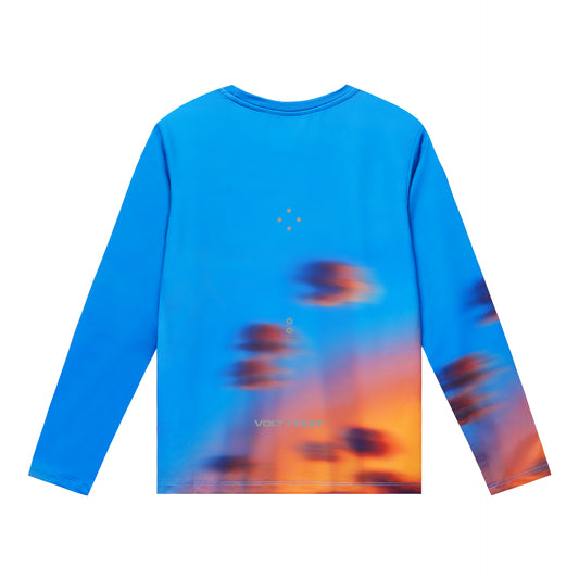 Voltandfast Women's Orest Long Sleeve - Blue/Orange